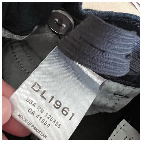 NWT DL1961 Ultimate Fit Zane Skinny Jeans in Social Wash Ultra Soft Sz 12 - Picture 6 of 9
